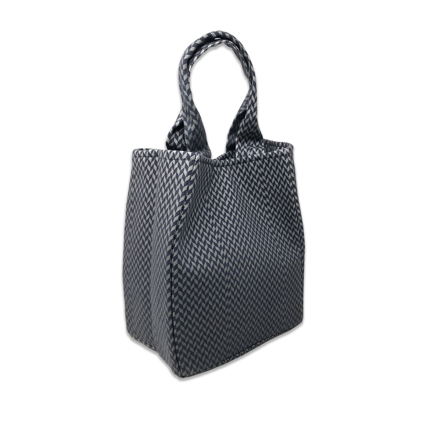 Monochrome Checks Lunch bag
