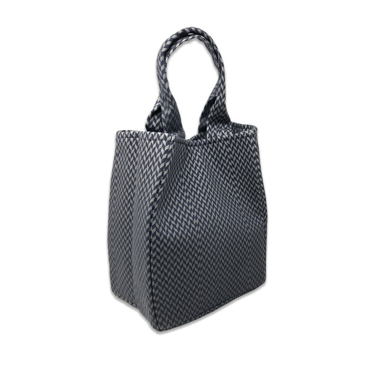 Monochrome Checks Lunch bag