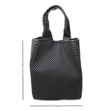 Monochrome Checks Lunch bag