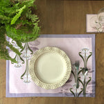 Art Nouveau Pink Fabric Table mats (set of 2)
