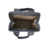 Monochrome Checks Lunch bag