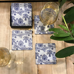 Blue Pottery Chintz Coasters