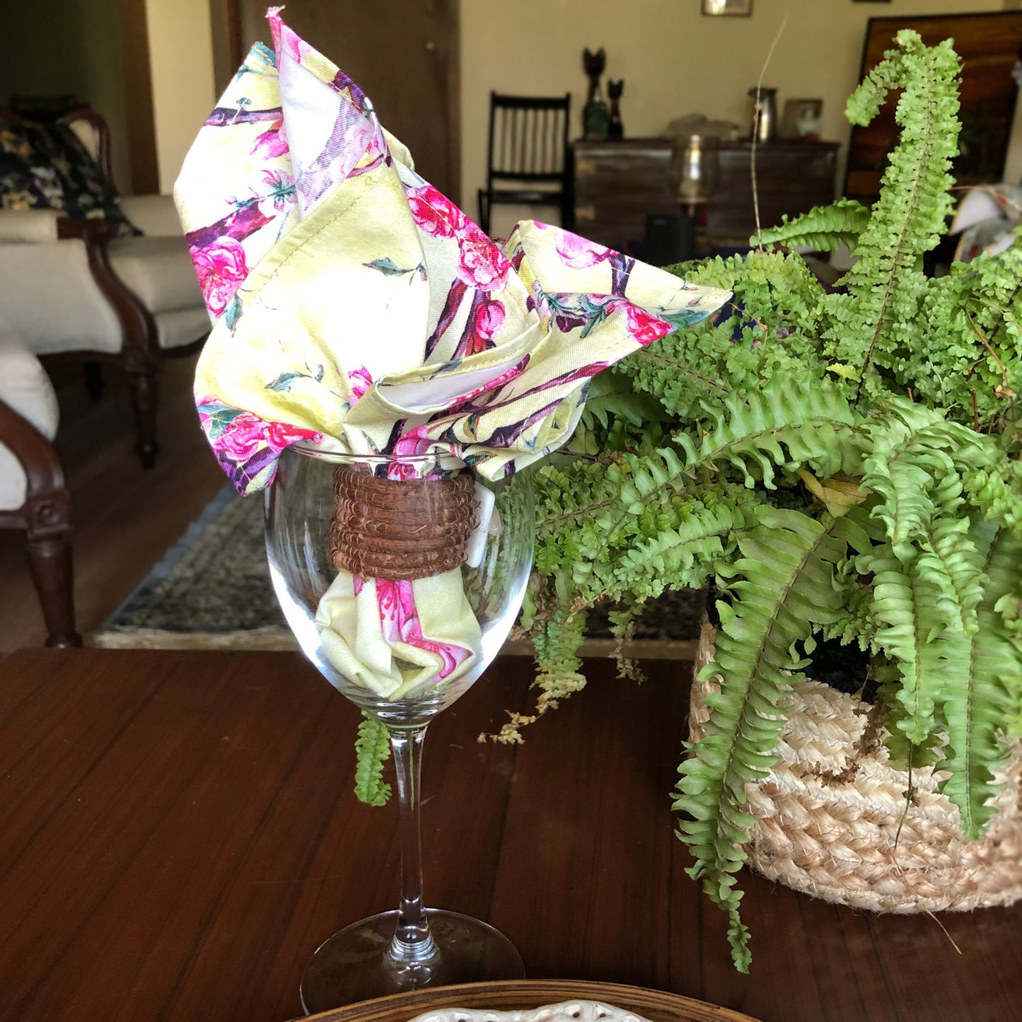 Cherry Blossom Set Of 6 Table Napkins