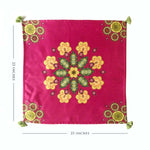 Blush Mandala Puja Mats/ Prayer Mat (set of 2)