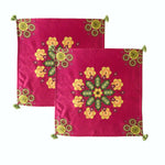Blush Mandala Puja Mats/ Prayer Mat (set of 2)