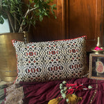 Geometric Jaal Cushion Cover