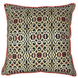 Geometric Jaal Cushion Cover