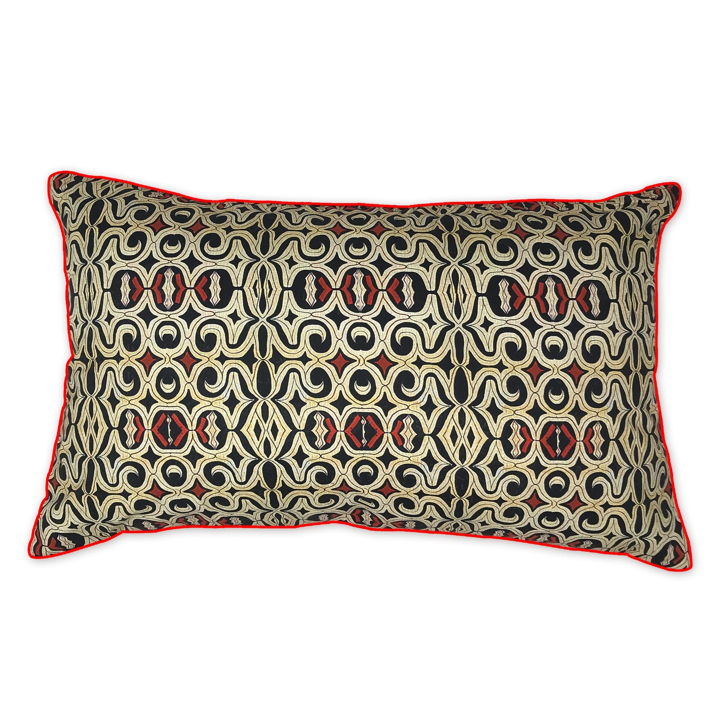 Geometric Jaal Cushion Cover