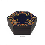 Intricate Inlay Hexagon Box