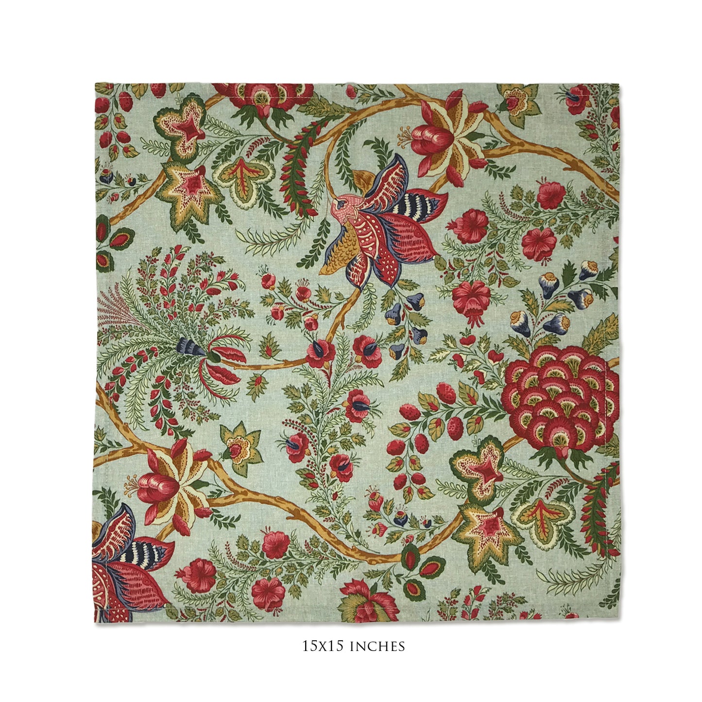 Summer Bahaar Chintz Set Of 6 Table Napkins