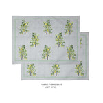 Lemon Tree Fabric Table mats (set of 2)