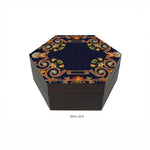 Intricate Inlay Hexagon Box