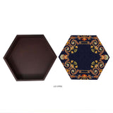 Intricate Inlay Hexagon Box