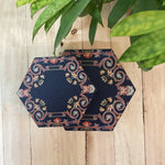 Intricate Inlay Hexagon Box