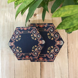 Intricate Inlay Hexagon Box
