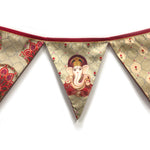 Brocade printed Ganpati Toran / Bunting
