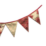 Brocade printed Ganpati Toran / Bunting