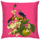 Fushia Bird Cushion Cover  1 Last Pice
