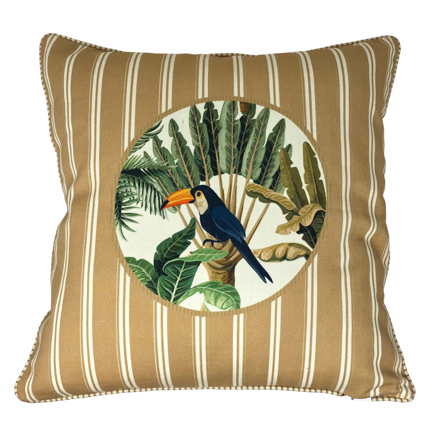 Tropical Jungle Zebra Reversible Cushion Cover Last Pice