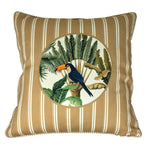 Tropical Jungle Zebra Reversible Cushion