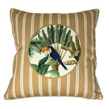 Tropical Jungle Zebra Reversible Cushion