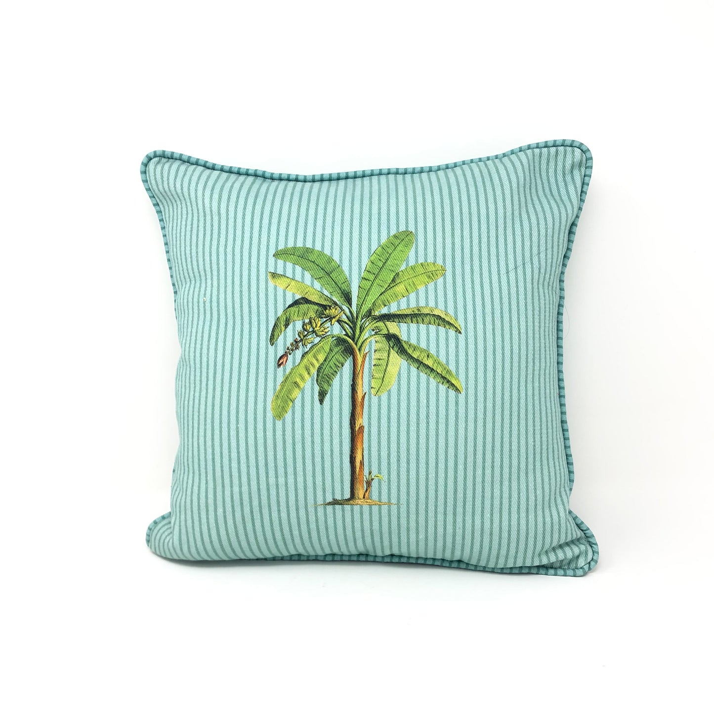 Tropical Palm Tree Reversible Cushion Small - Last Piece
