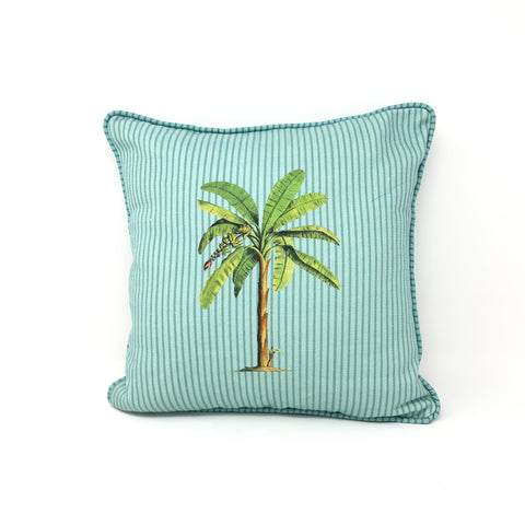 Tropical Palm Tree Reversible Cushion