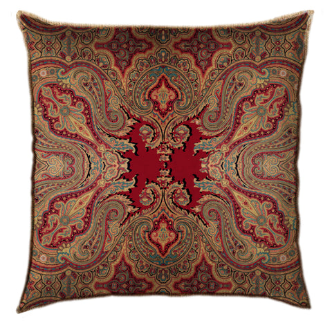 Paisley Jamavar Cushion