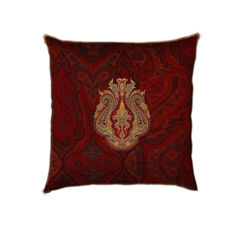 Paisley Jamavar Motif Cushion