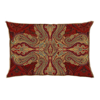 Paisley Jamavar Long Cushion-Last Piece