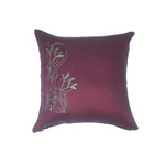 Organza Lotus Buta Embroidered Cushion
