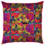 Pink Bohemian Summer Floral Cushion