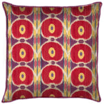 Red Ikat Cushion