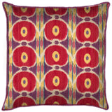 Red Ikat Cushion