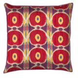 Red Ikat Cushion
