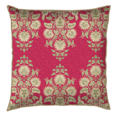 Fuchsia Buta Bahaar Cushion