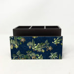 Forest Blues Cutlery Stand with Tissue Paper Holder