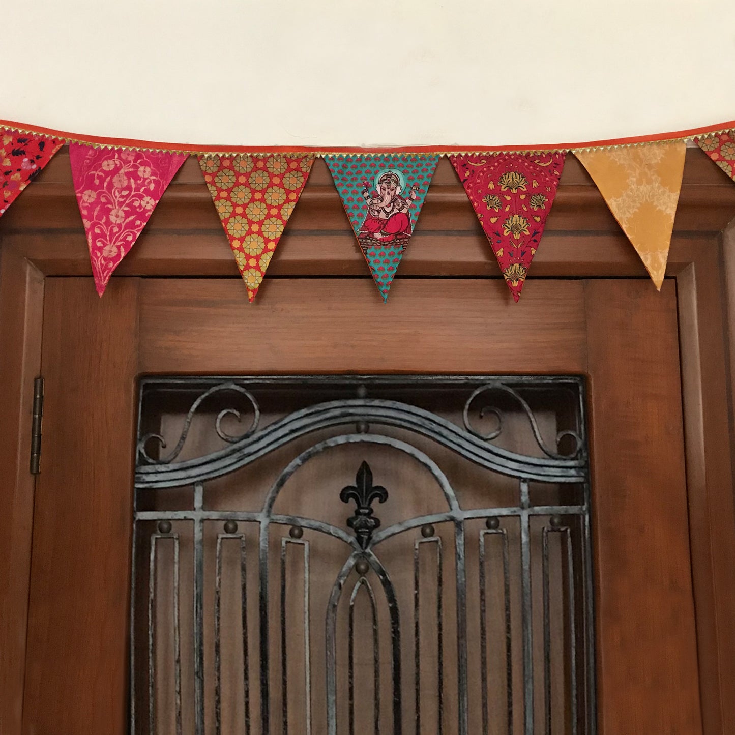 Ethnic Green Ganpati Toran / Bunting