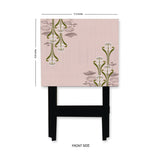 Art Nouveau Pink Lotus Folding Table