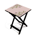 Art Nouveau Pink Lotus Folding Table