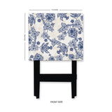 Blue Pottery Folding Table
