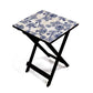 Blue Pottery Folding Table