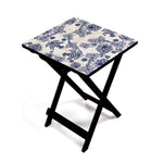 Blue Pottery Folding Table