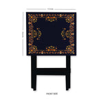 Intricate Inlay Folding Table