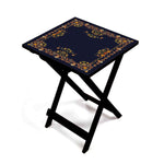 Intricate Inlay Folding Table