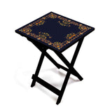 Intricate Inlay Folding Table