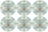 Art Nouveau Floral Coasters