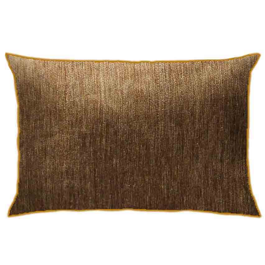 Black Kalamkari Jaal Embroidered Cushion Cover