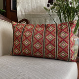 Embroidered Tribal Ikat Cushion