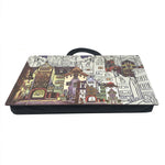 Vintage City Scape Lap Tray
